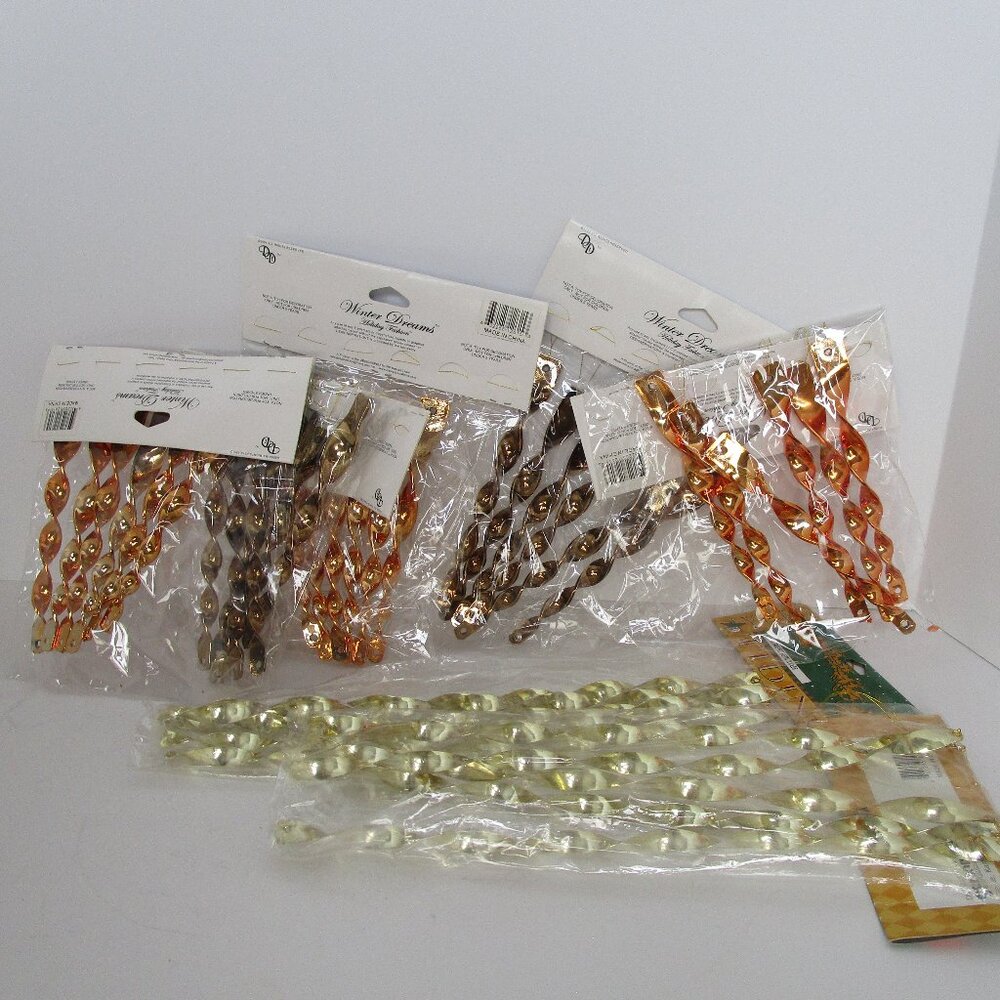 lot of new icicle ornaments